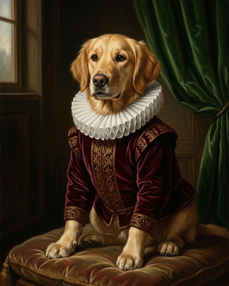 Example of the The Renaissance Noble portrait style